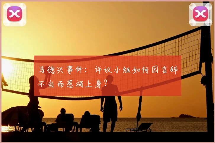 马德兴事件：评议小组如何因言辞不当而惹祸上身？